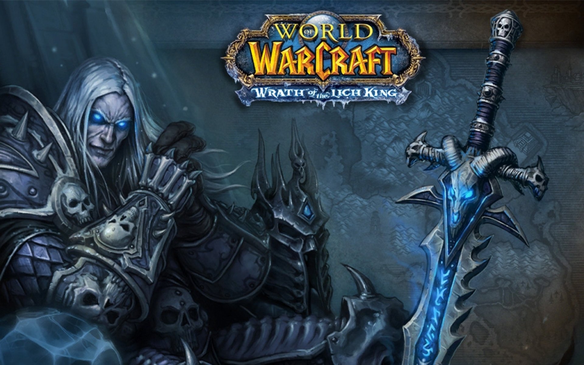 Wrath of the Lich King artwork featuring Arthas and his armored steed